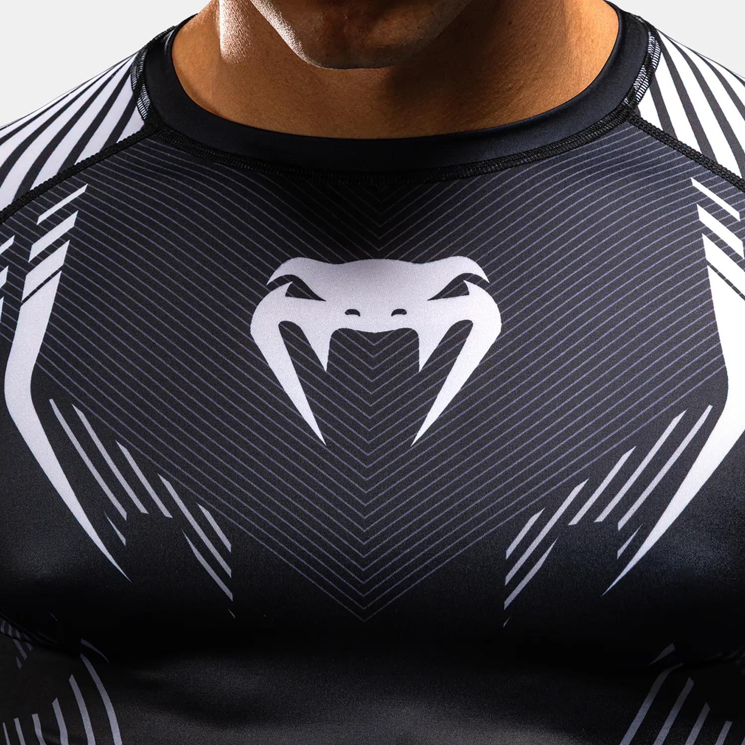 VENUM Rashguard, L/S, No Gi 6.0, black-white, M