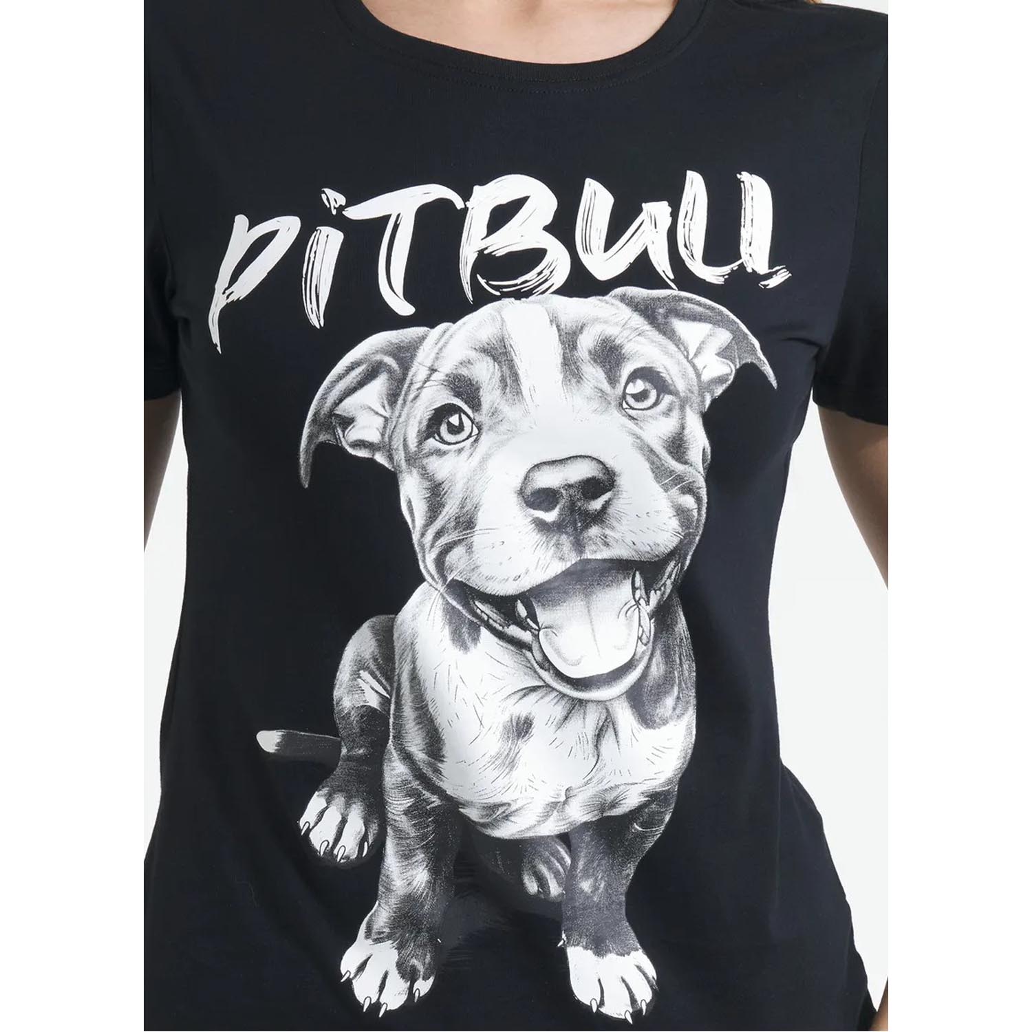 Pit Bull West Coast T-Shirt, Women, Puppy II, black, XL