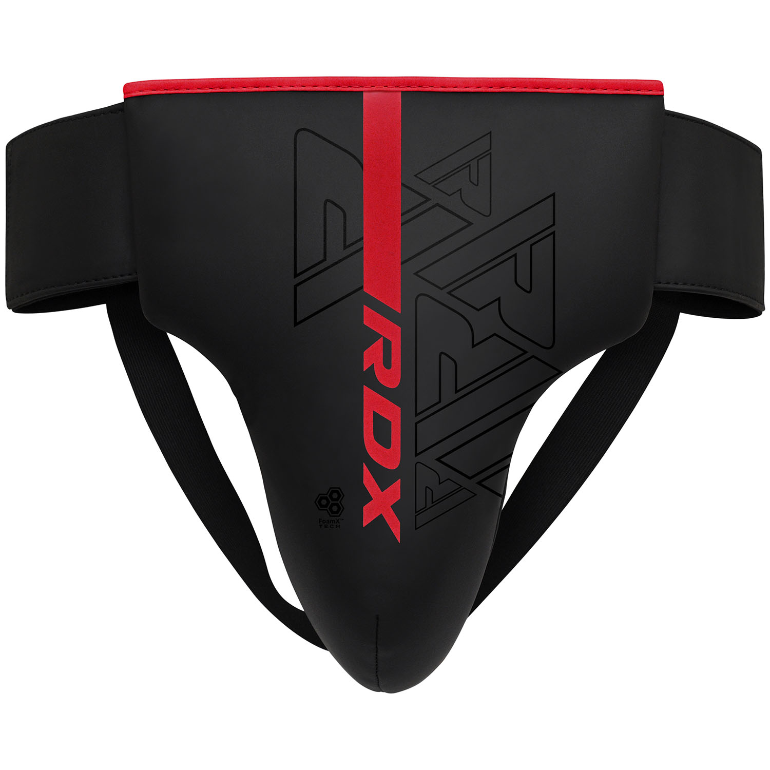 RDX Groin Guard, Kara Series F6, black-red, L