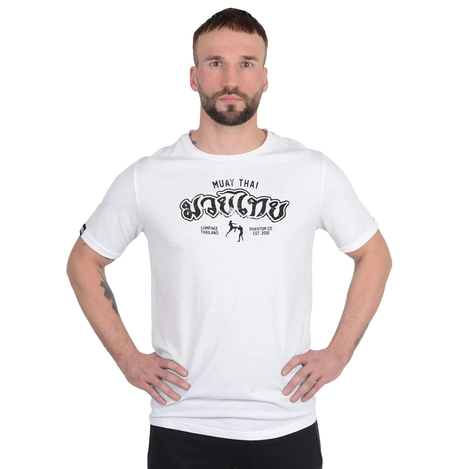 Phantom Athletics T-Shirt, Muay Thai, Lumpinee, white, XXL