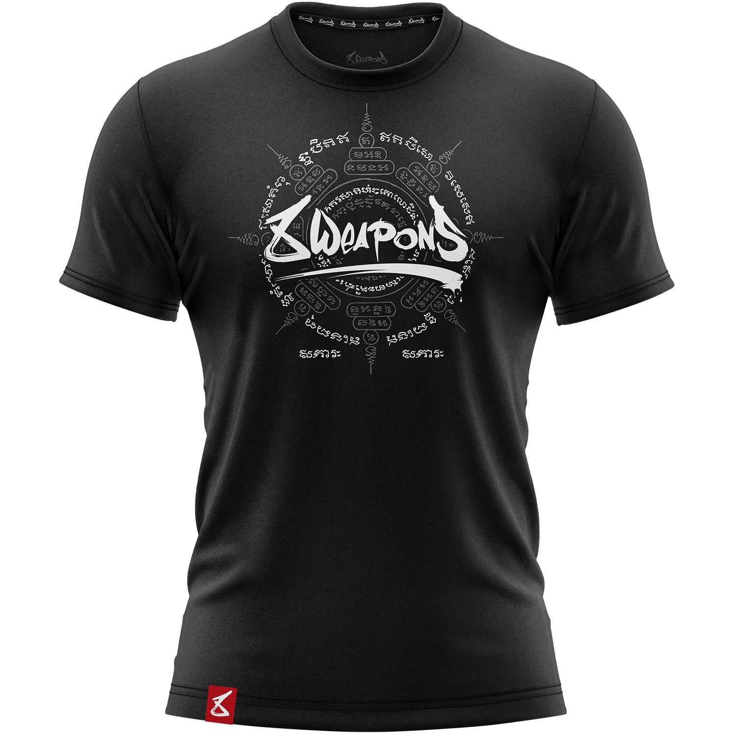 8 WEAPONS T-Shirt, 8 Ways Yant 2.0, black-black, XXL
