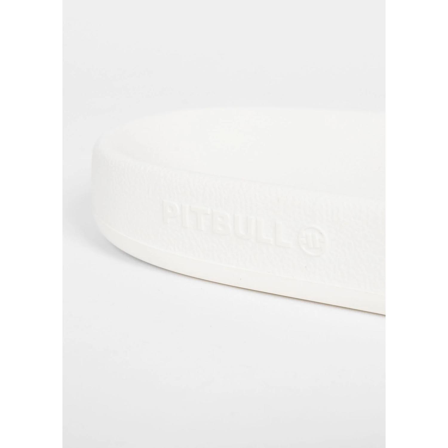 Pit Bull West Coast Slides, Logo, white, 46