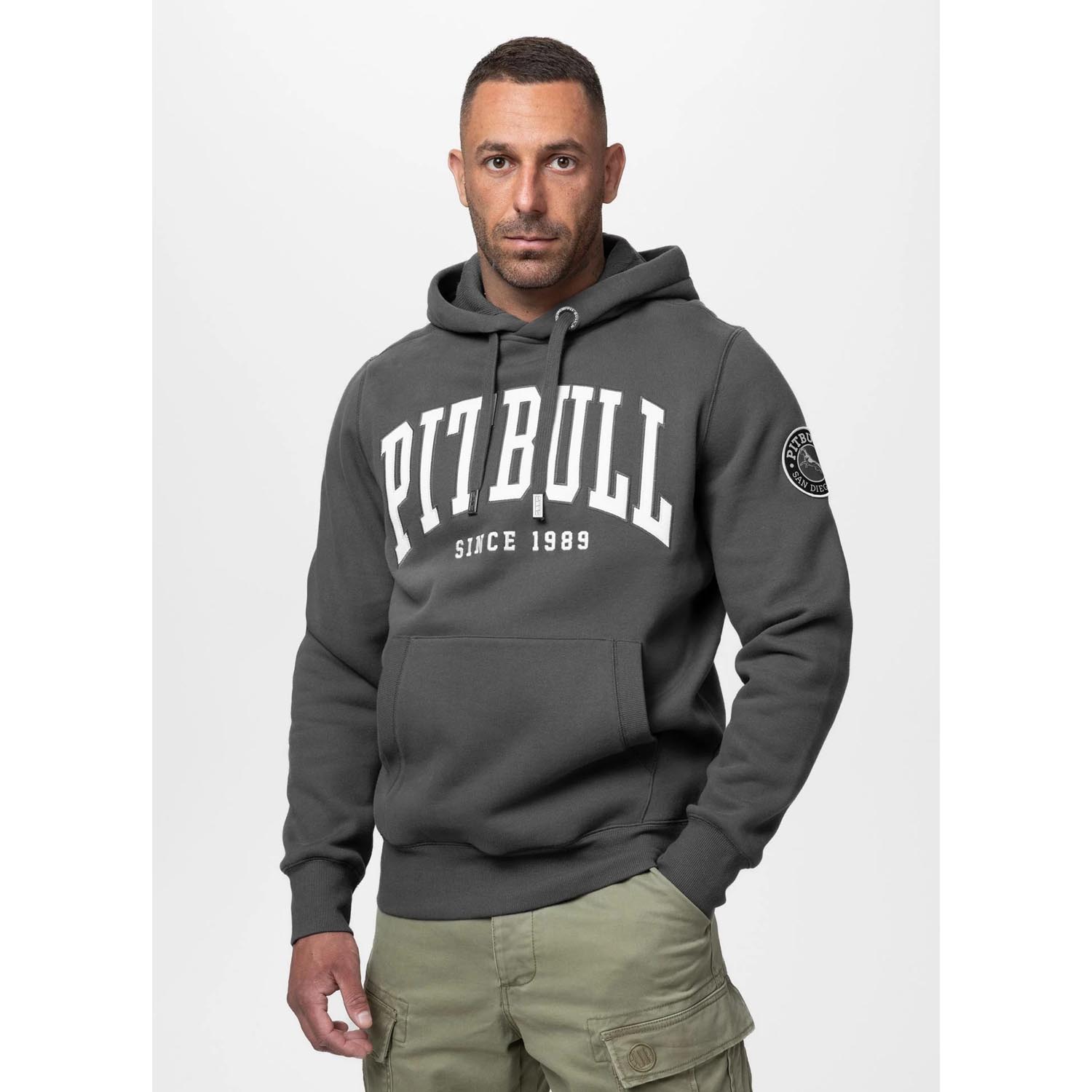 Pit Bull West Coast Hoody, Norton, grey, XXXL
