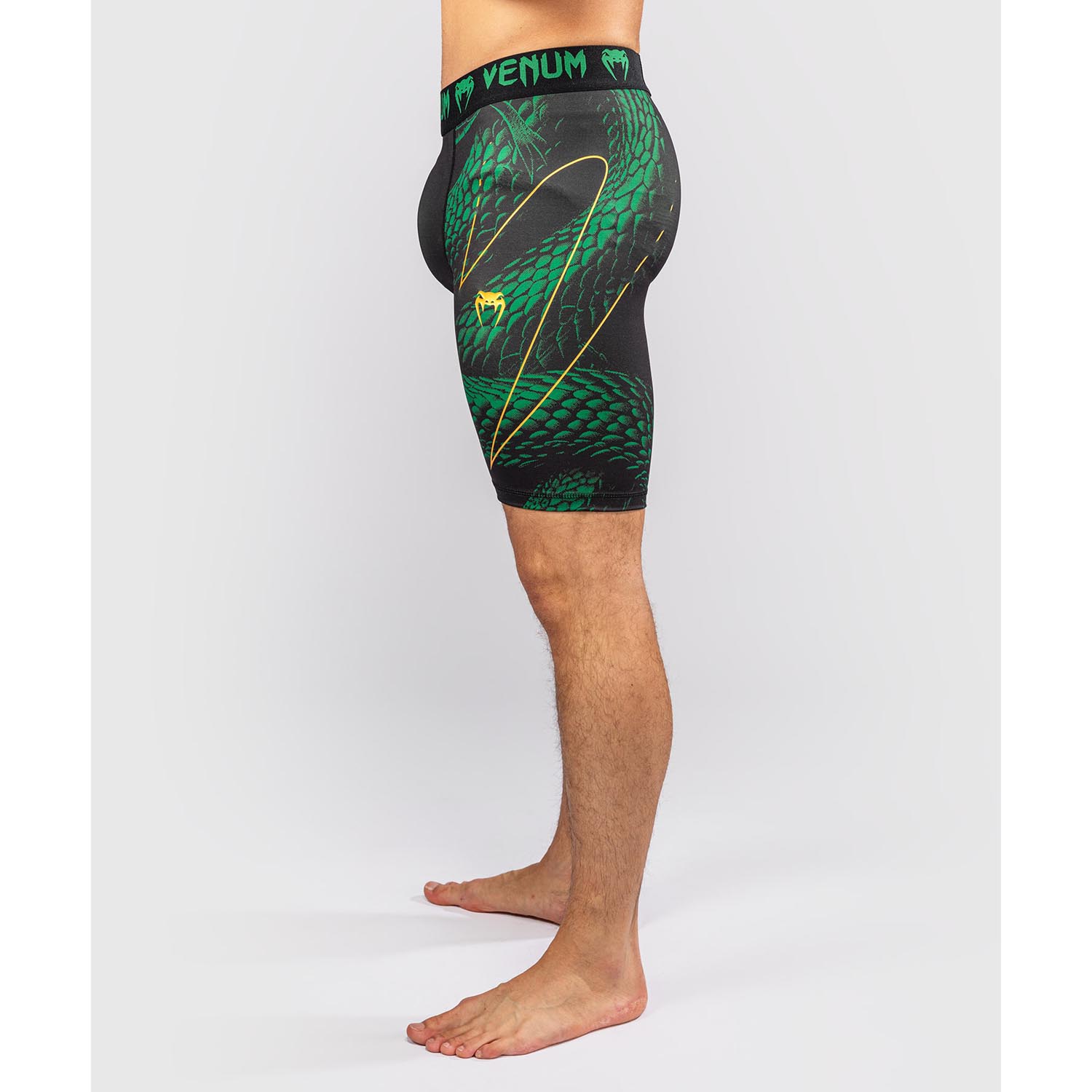 VENUM Compression Shorts, Matupa, black-green-gold, S