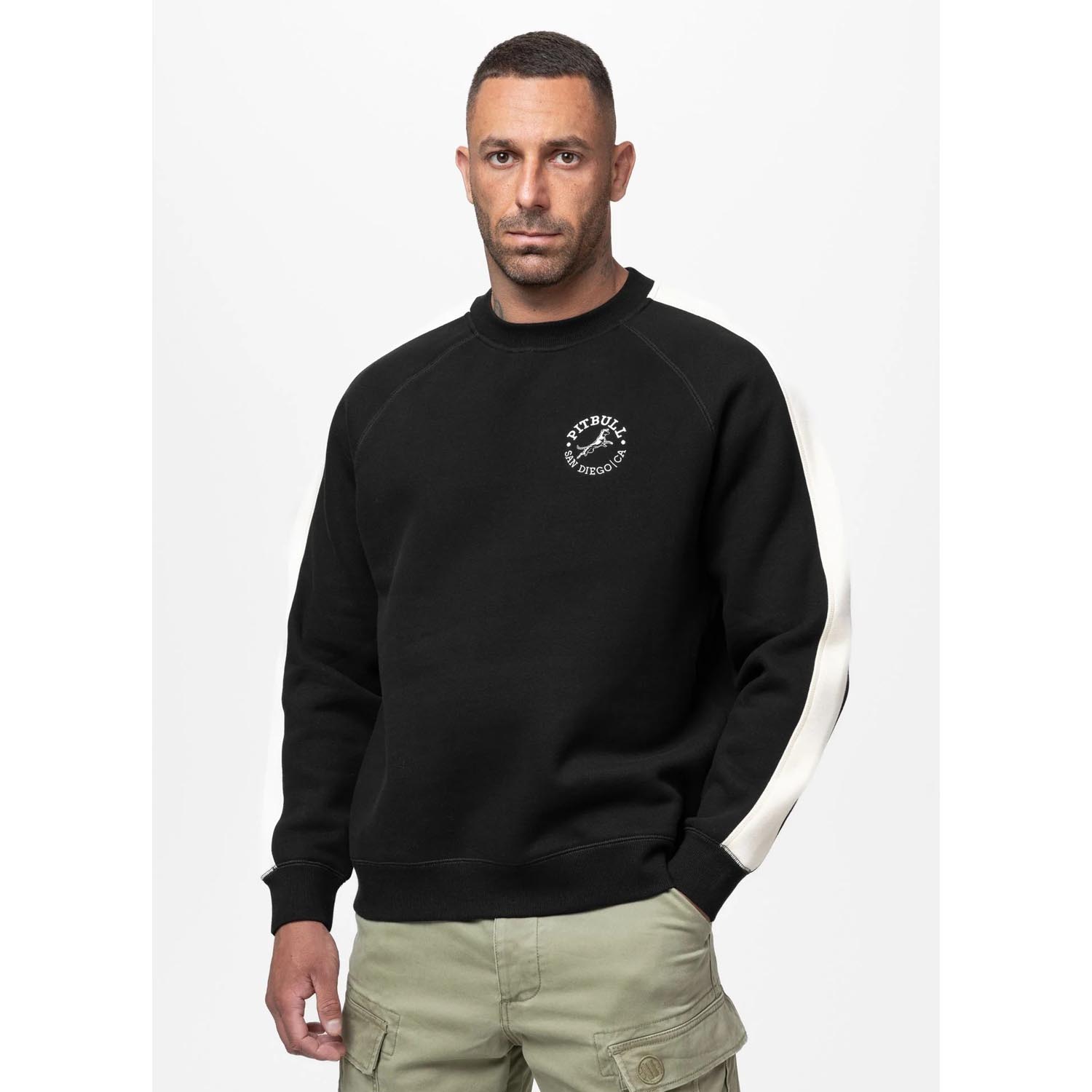 Pit Bull West Coast Pullover, San Diego CA, black, S
