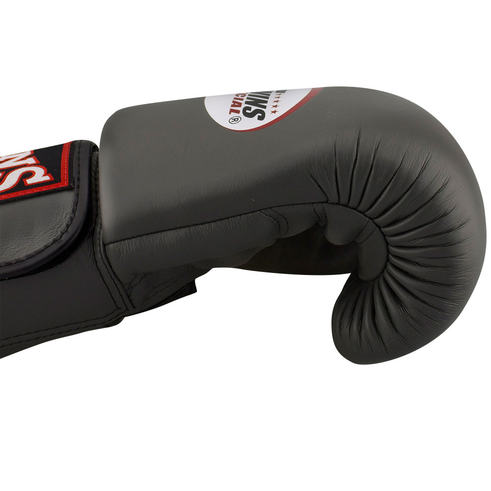 TWINS Special Boxing Gloves, Premium, BGVL-3, grey, 12 Oz