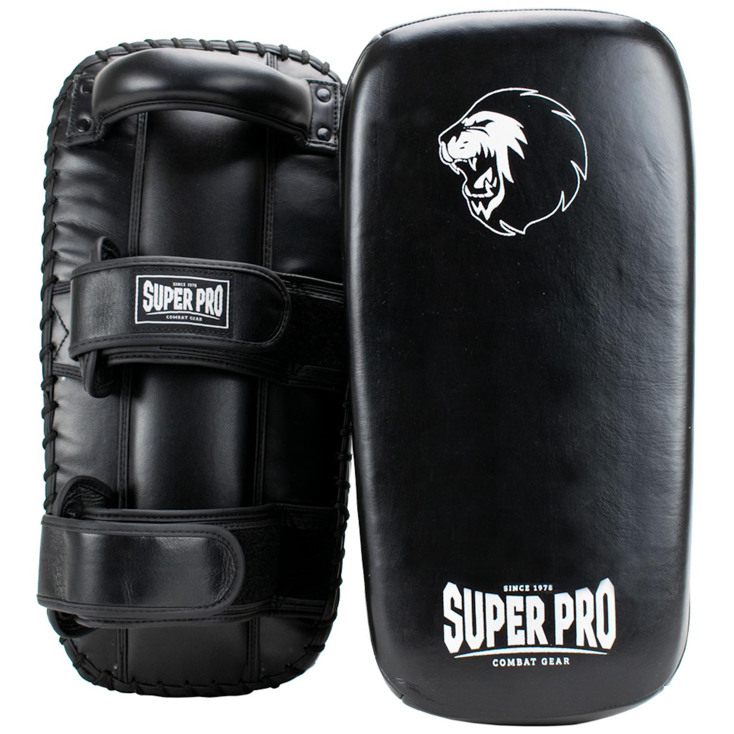 Super Pro Thai Pads, Leder, schwarz-weiß