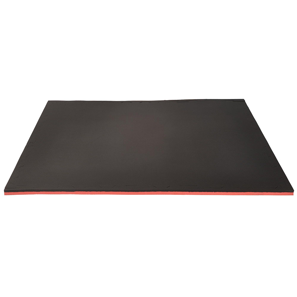 Ju-Sports Pzl-Mat, Pro Grappling Cross, black-red, 2 cm