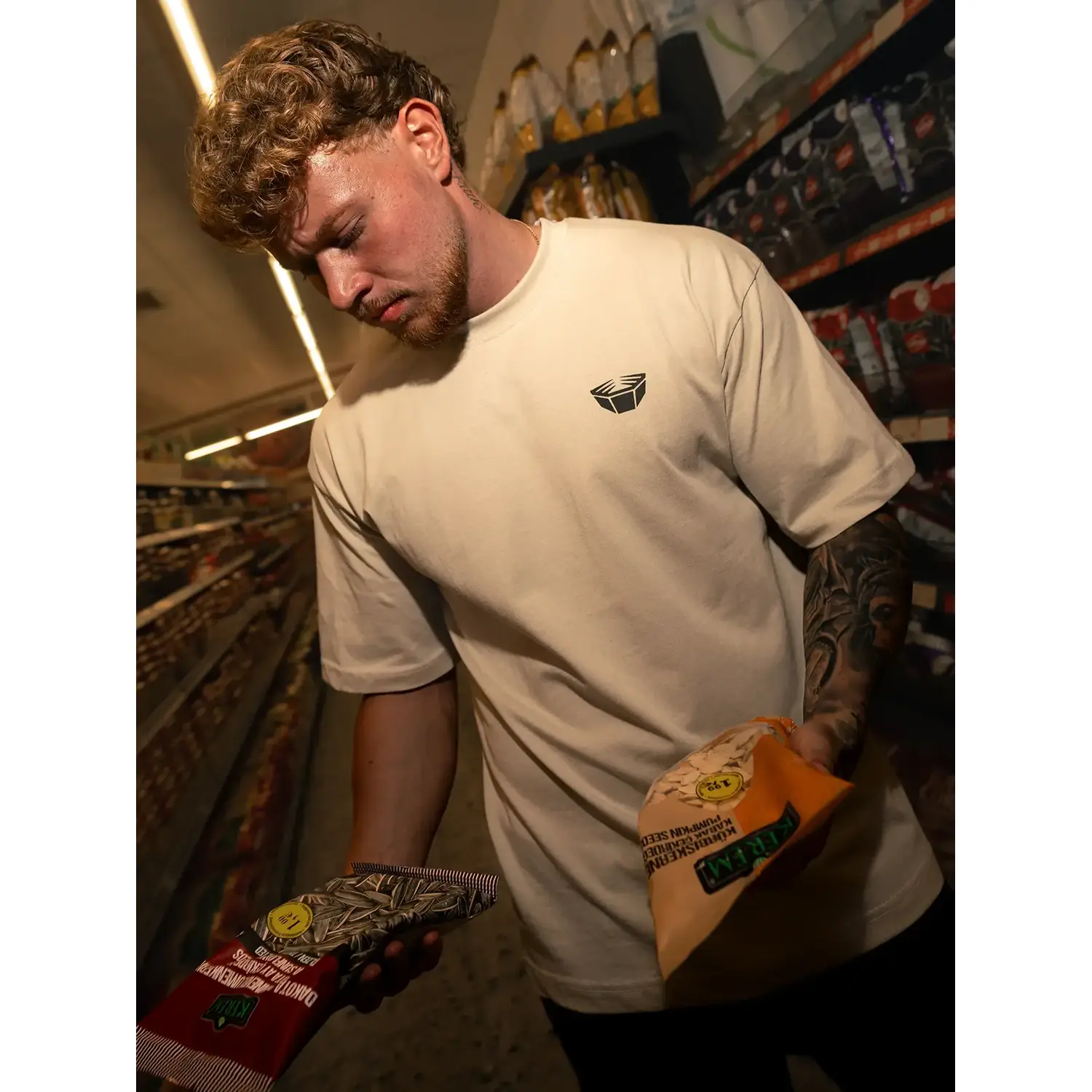 RINGLIFE T-Shirt, Oversized, Serpent, champagne, XXXL