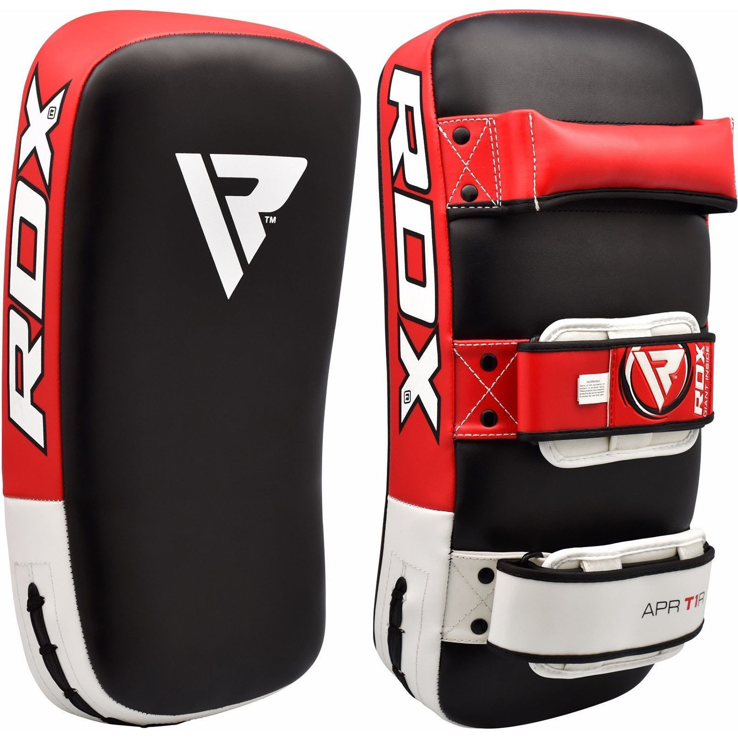 RDX Kickpads, Curved T1, black-red-white