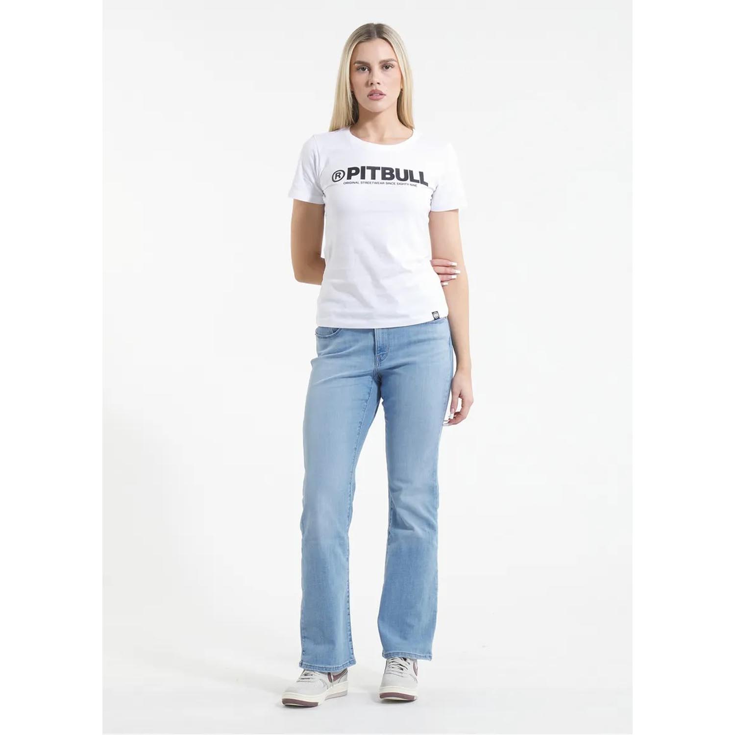 Pit Bull West Coast T-Shirt, Women, R, wihte-black, XL