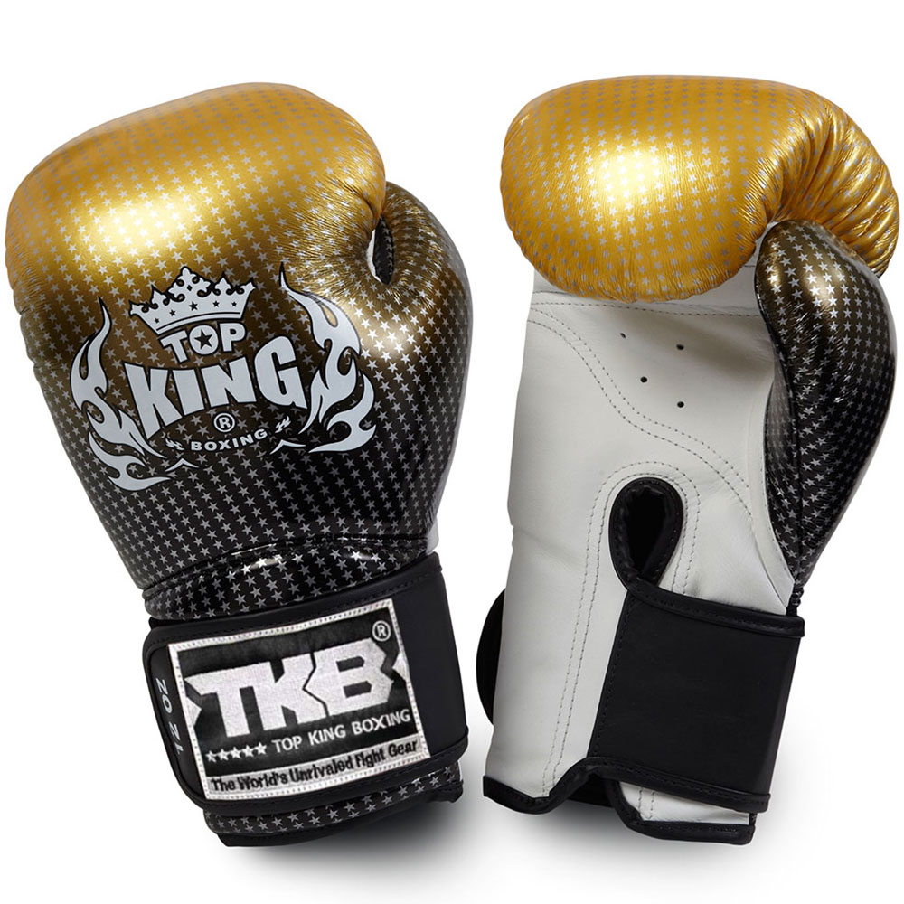 TOP KING BOXING Boxhandschuhe, Super Star, gold