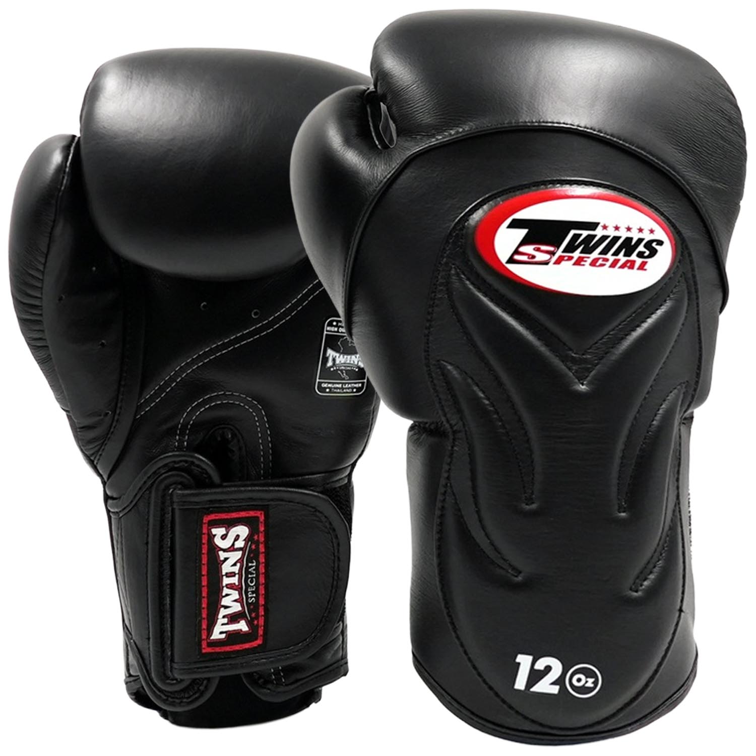 TWINS Special Boxing Gloves, Premium, BGVL-6, black, 14 Oz