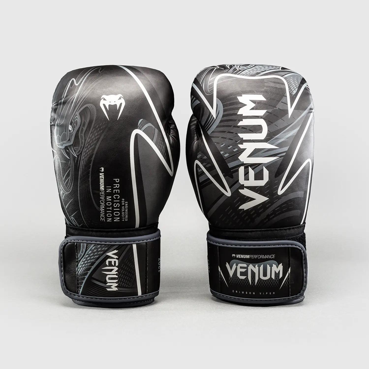 VENUM Boxing Gloves, Crimson Viper 2.0, black-grey, 16 Oz