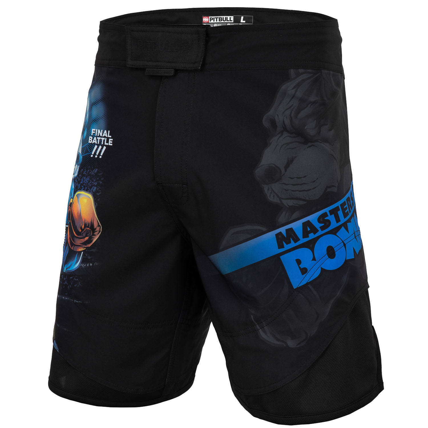 Pit Bull West Coast MMA Fight Shorts, Masters Of Boxing, XXL