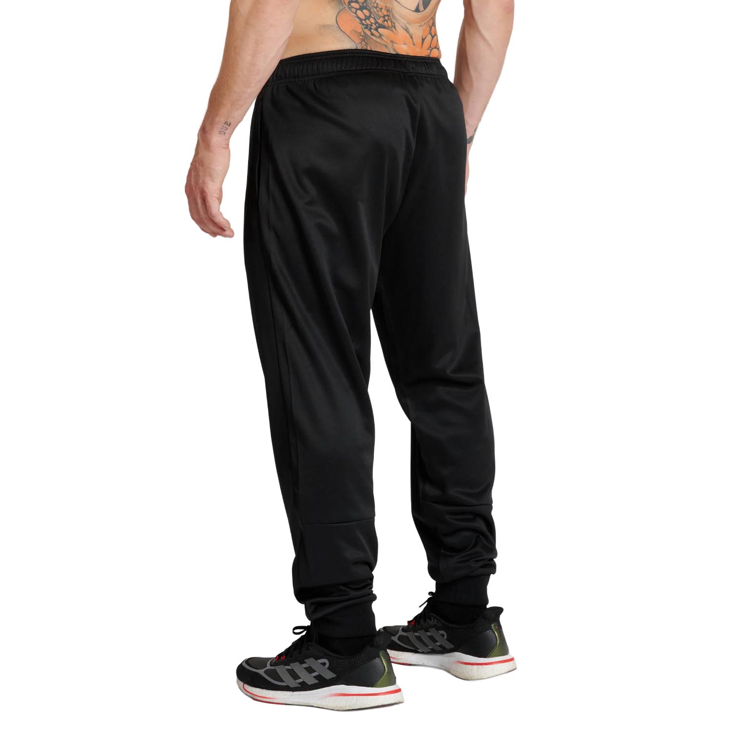 LEONE Jogging Pants, Premium 2, black-white, XXL