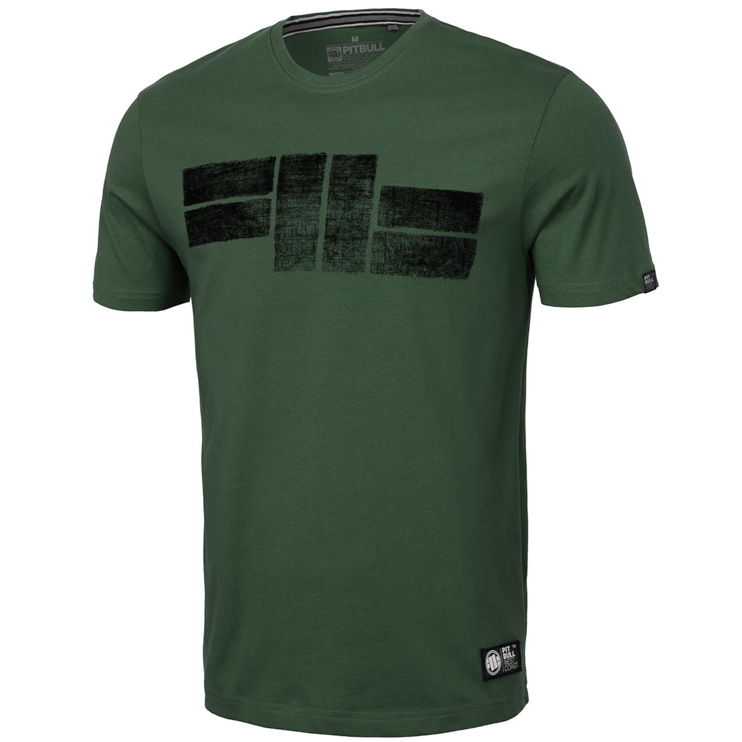 Pit Bull West Coast T-Shirt, Classic Logo, grün