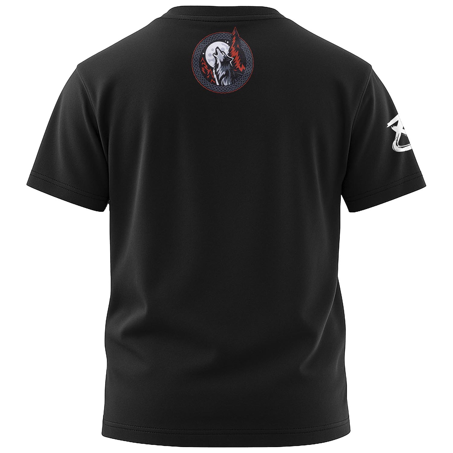 8 WEAPONS T-Shirt, Kids, Beastial Wolf, black-red, 158