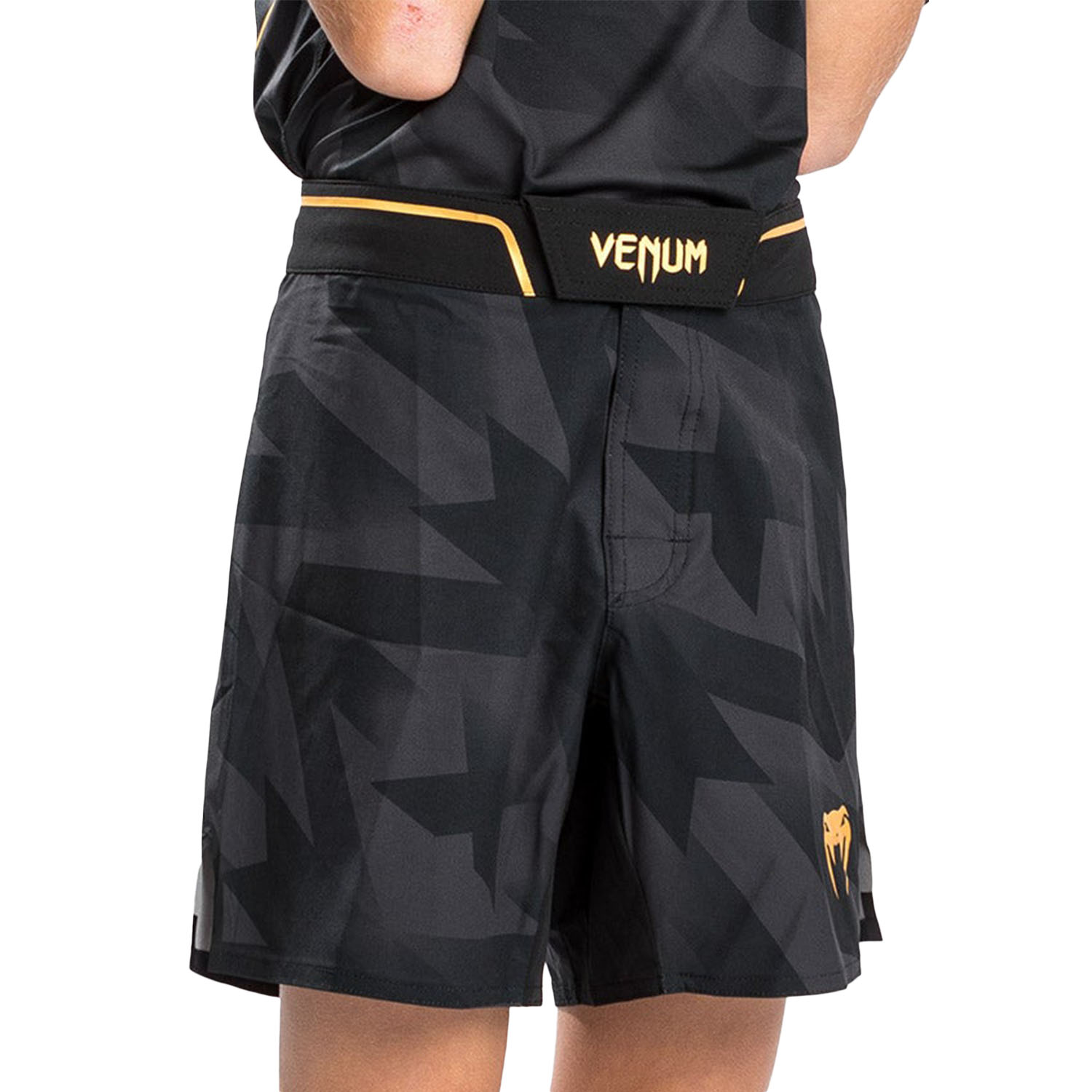 VENUM MMA Fight Shorts, Kinder, Razor, schwarz-gold, 10 J