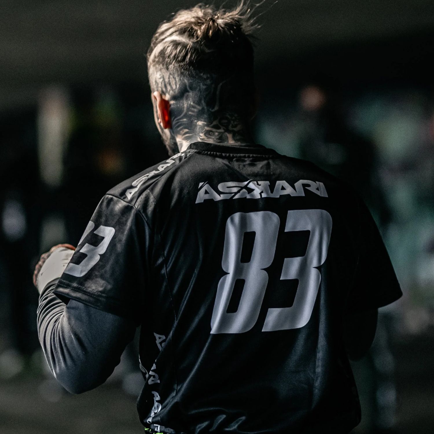 ASKARI Dry Tech T-Shirt, Baller, black-white