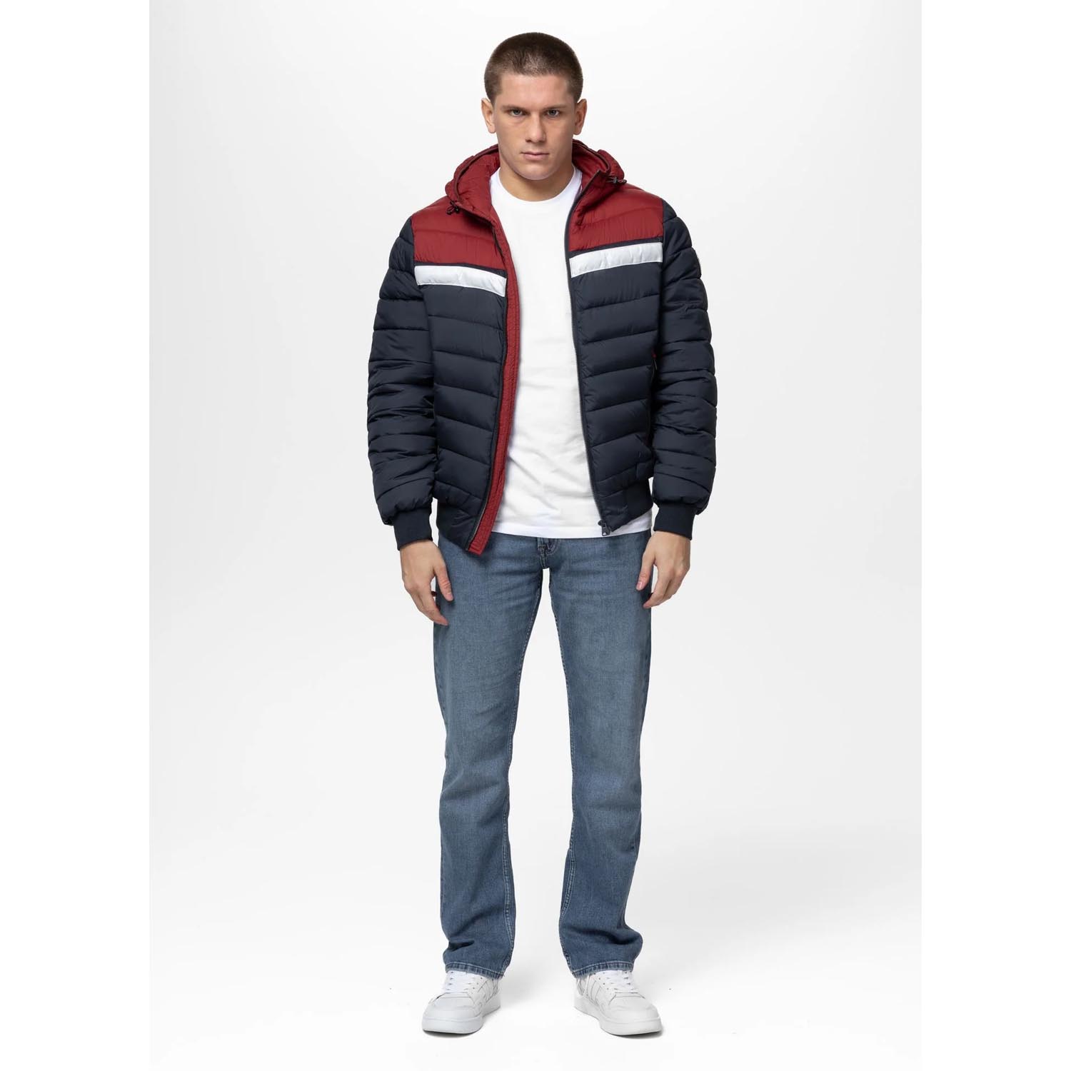 Pit Bull West Coast Jacket, Rubio, navy-red, XXXL