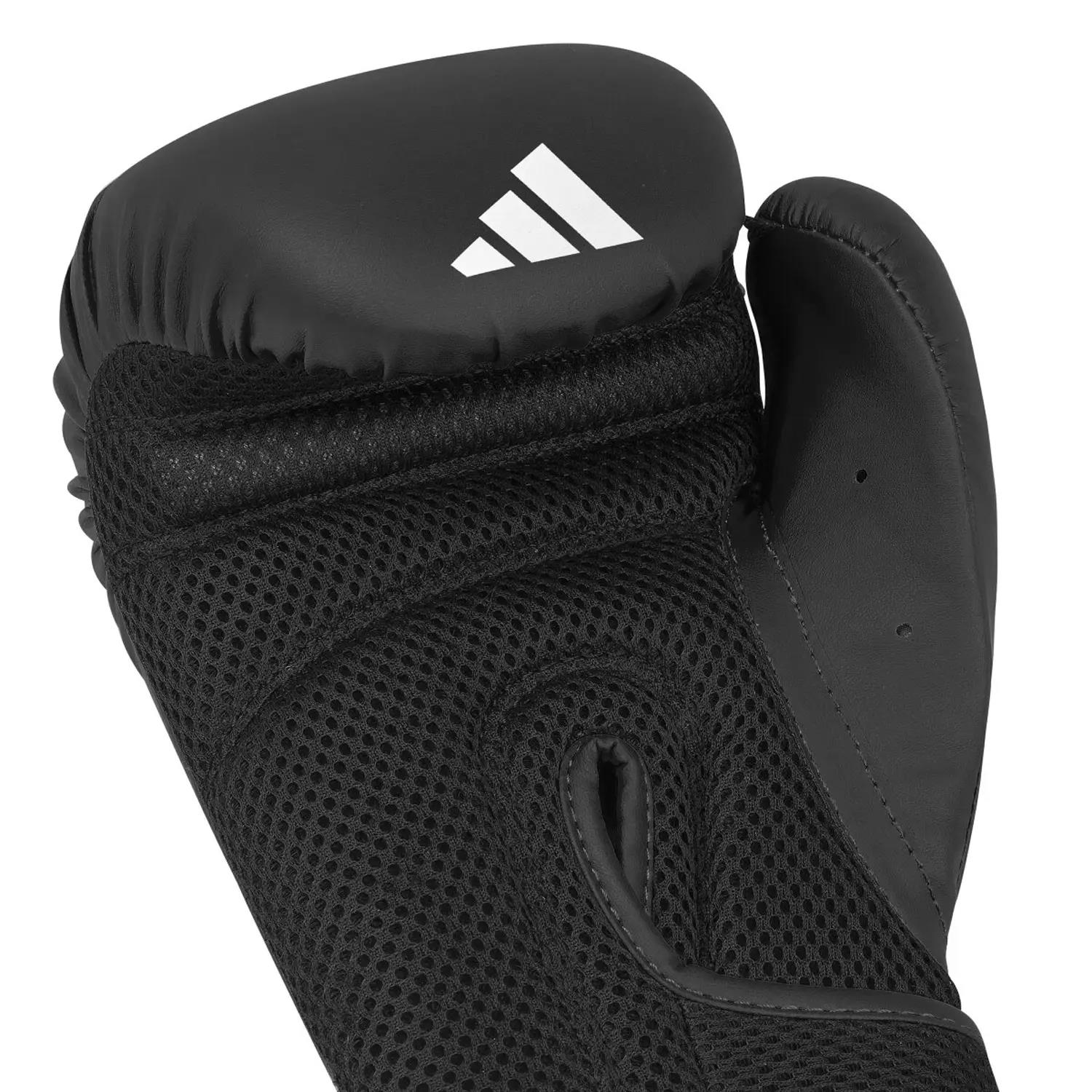 adidas Boxing Gloves, Power 25, black-white, 14 Oz