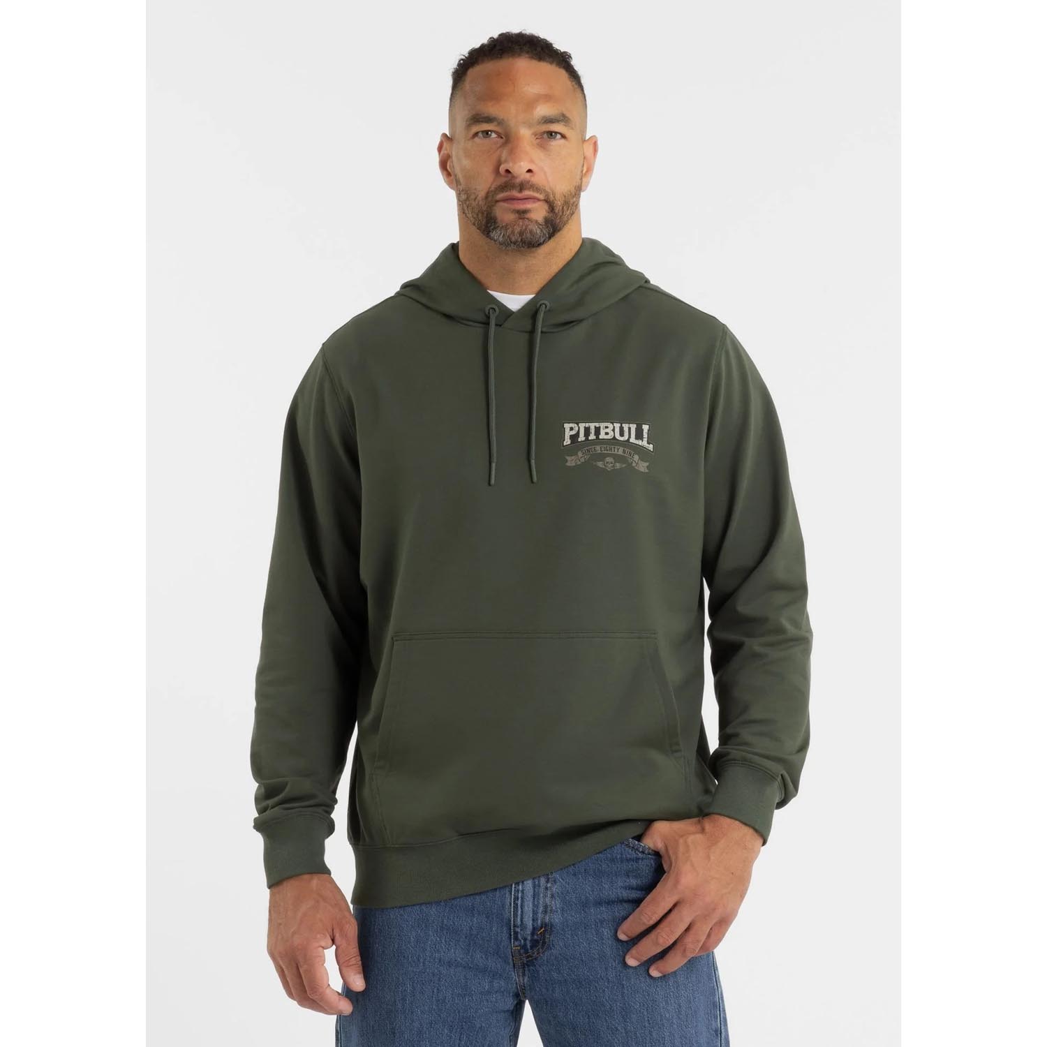 Pit Bull West Coast Zip Hoody, Troublemaker, green, XXXL