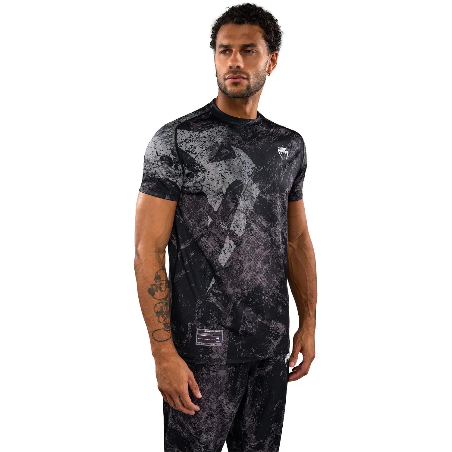 VENUM Dry Tech T-Shirt, Rage & Workout, black-grey, XXL