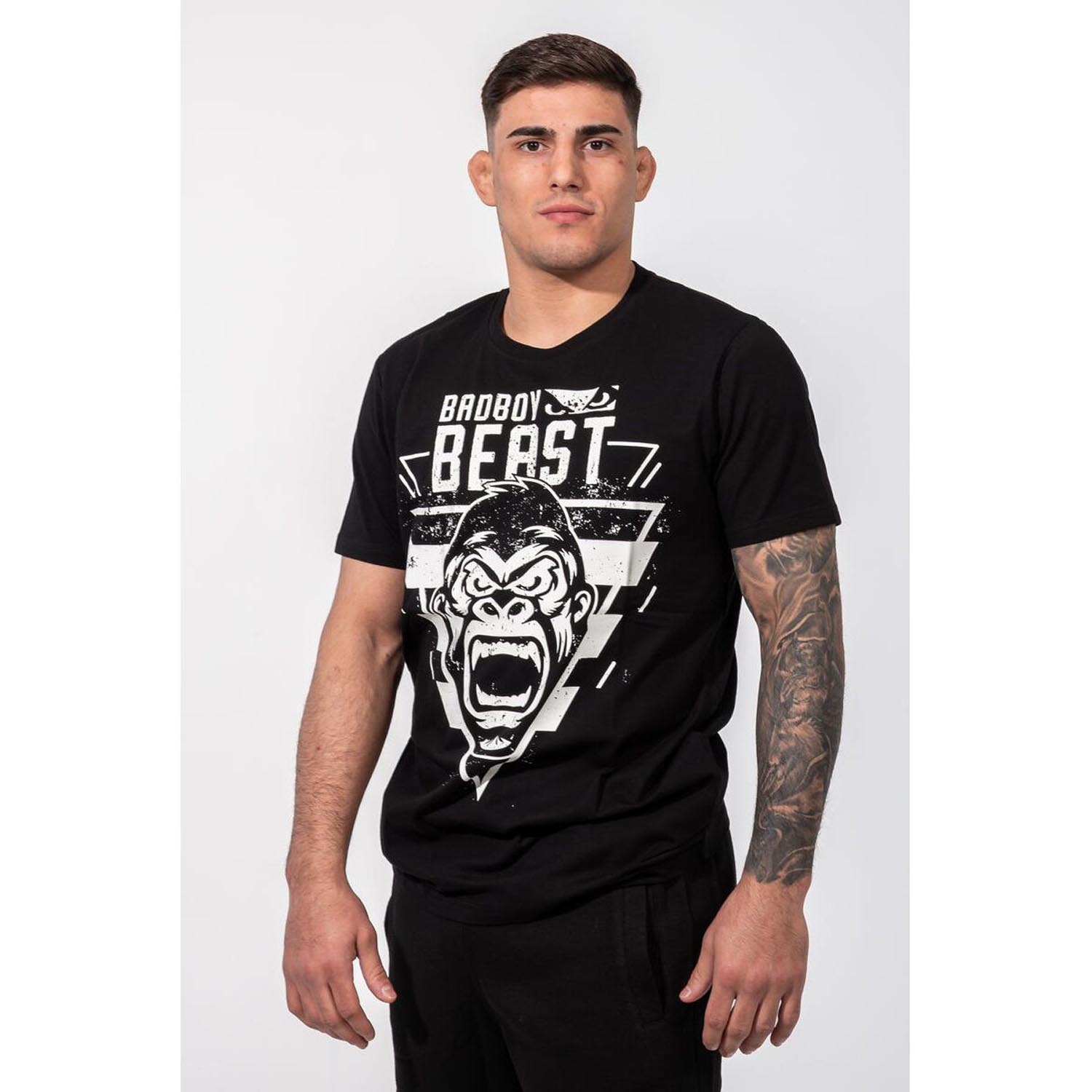 Bad Boy T-Shirt, Roll Like A Beast, black-white, XXL