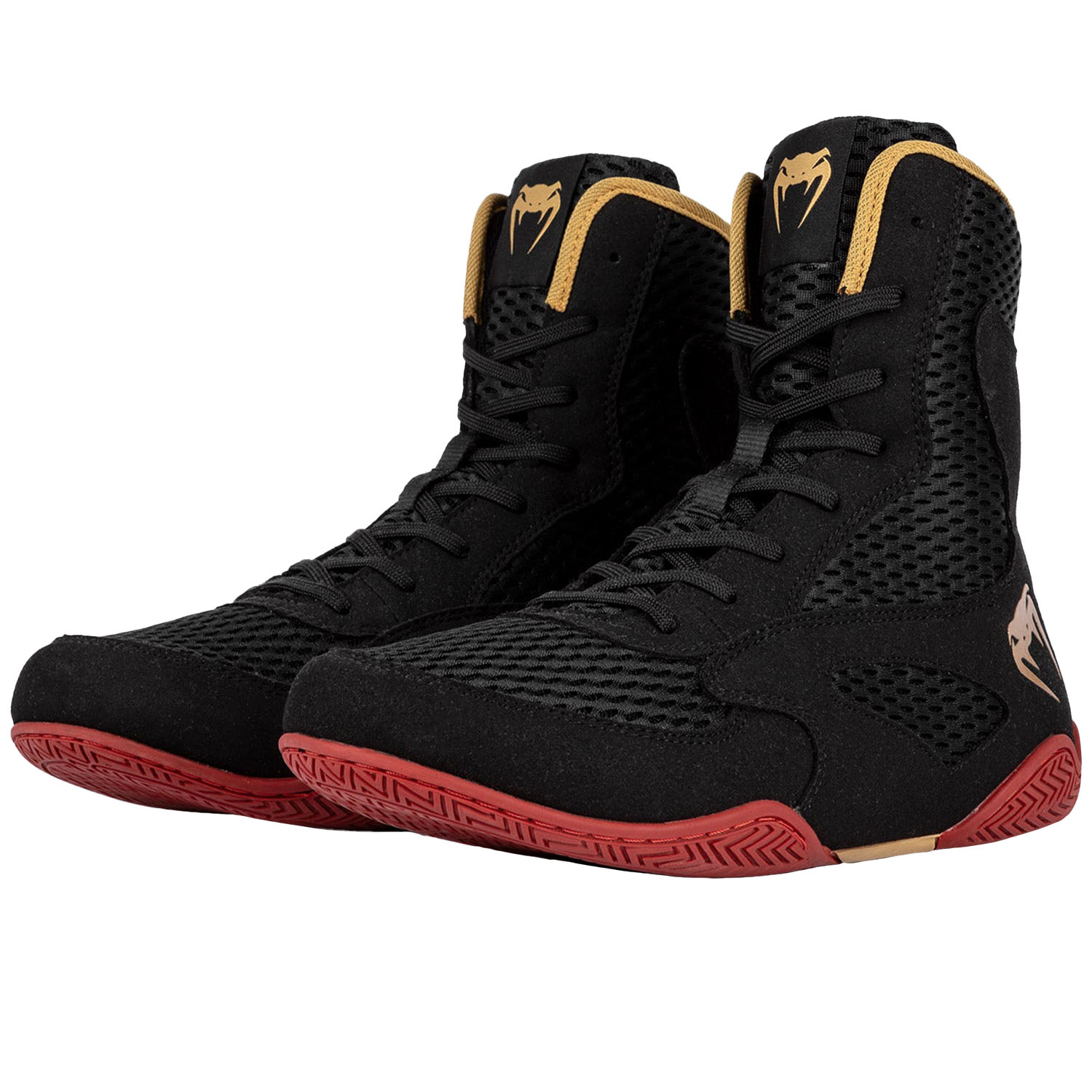 VENUM Boxing Shoes, Contender, black-red-gold