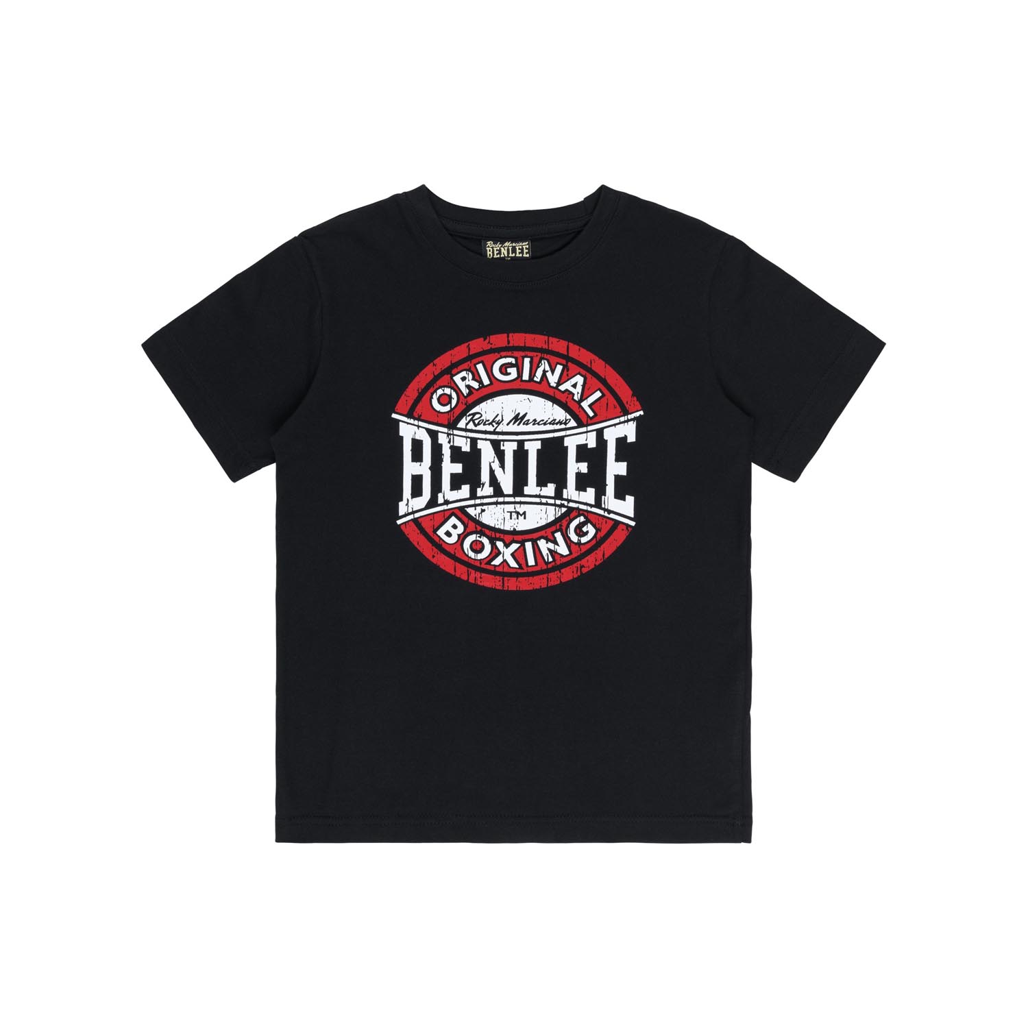 BENLEE T-Shirt, Kids, Naburn, black-white-red, 122/128