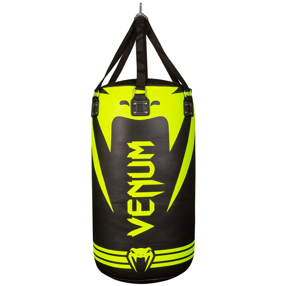 VENUM Punch Bag, HEAVY, Hurricane, black-yellow
