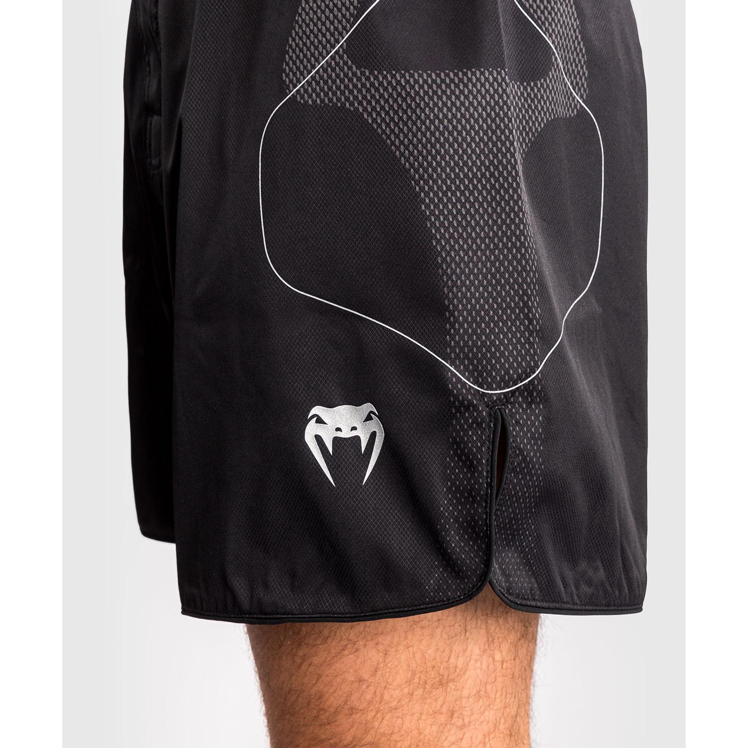 VENUM MMA Fight Shorts, Nexus, black-silver, XXL