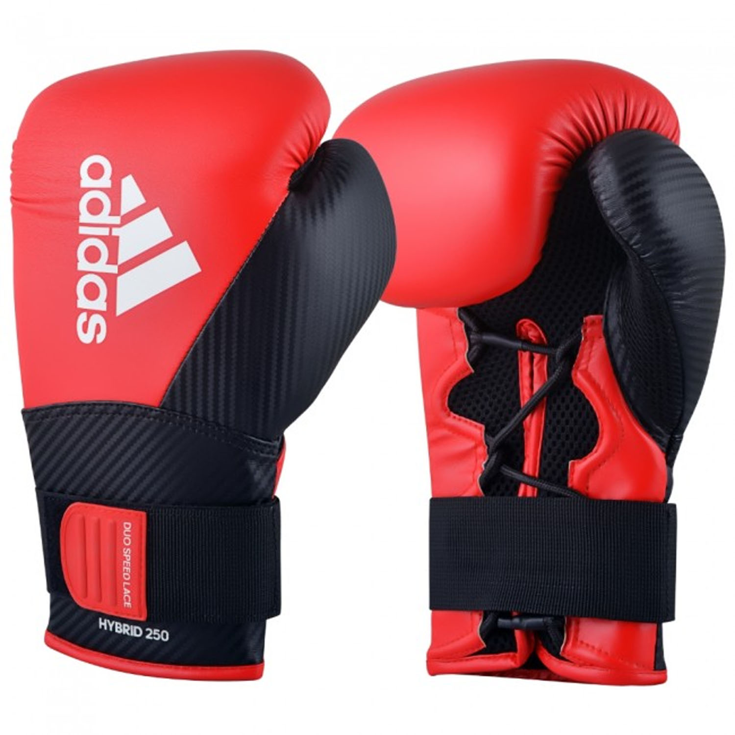 adidas Boxhandschuhe, Hybrid 250, rot-schwarz