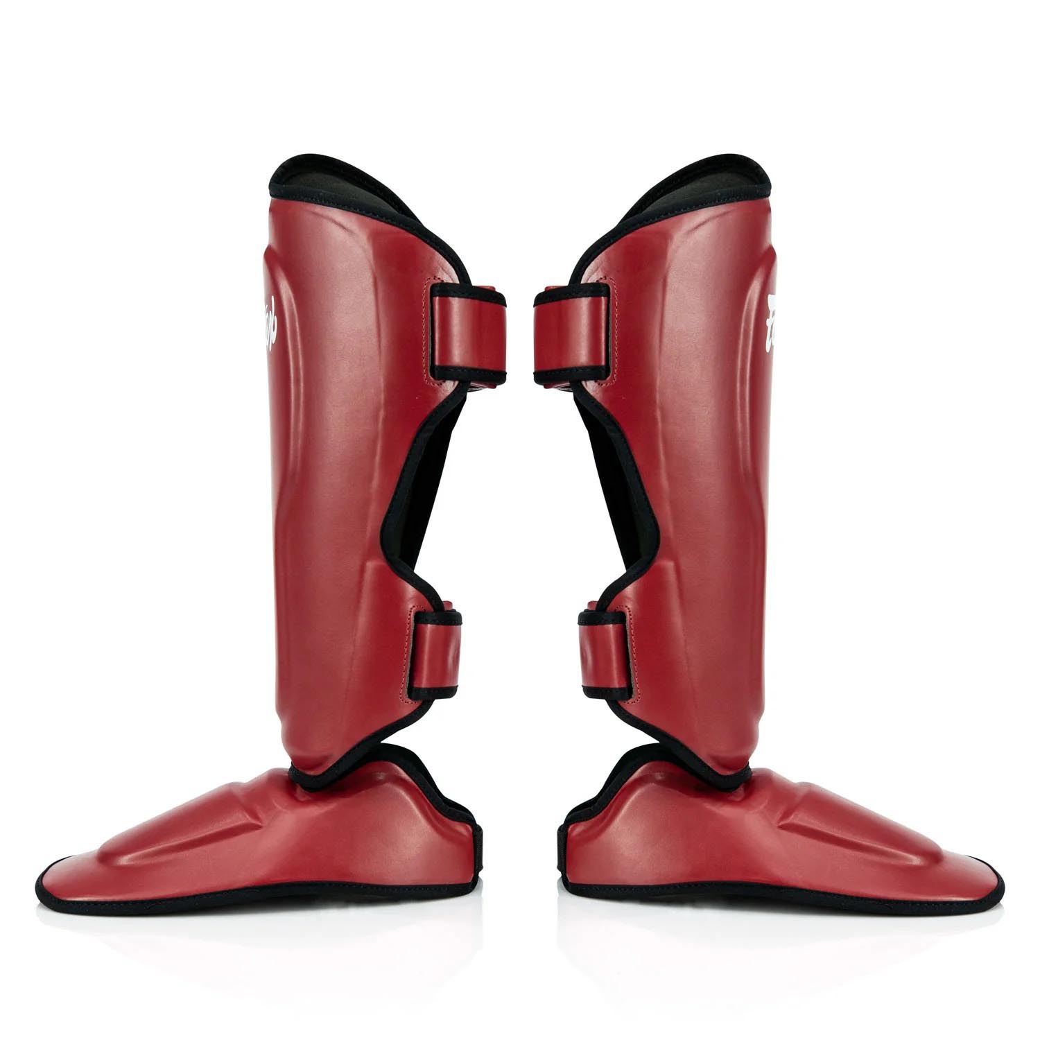 Fairtex Shin Guard, SP9 Ultra Ergo, red, XL
