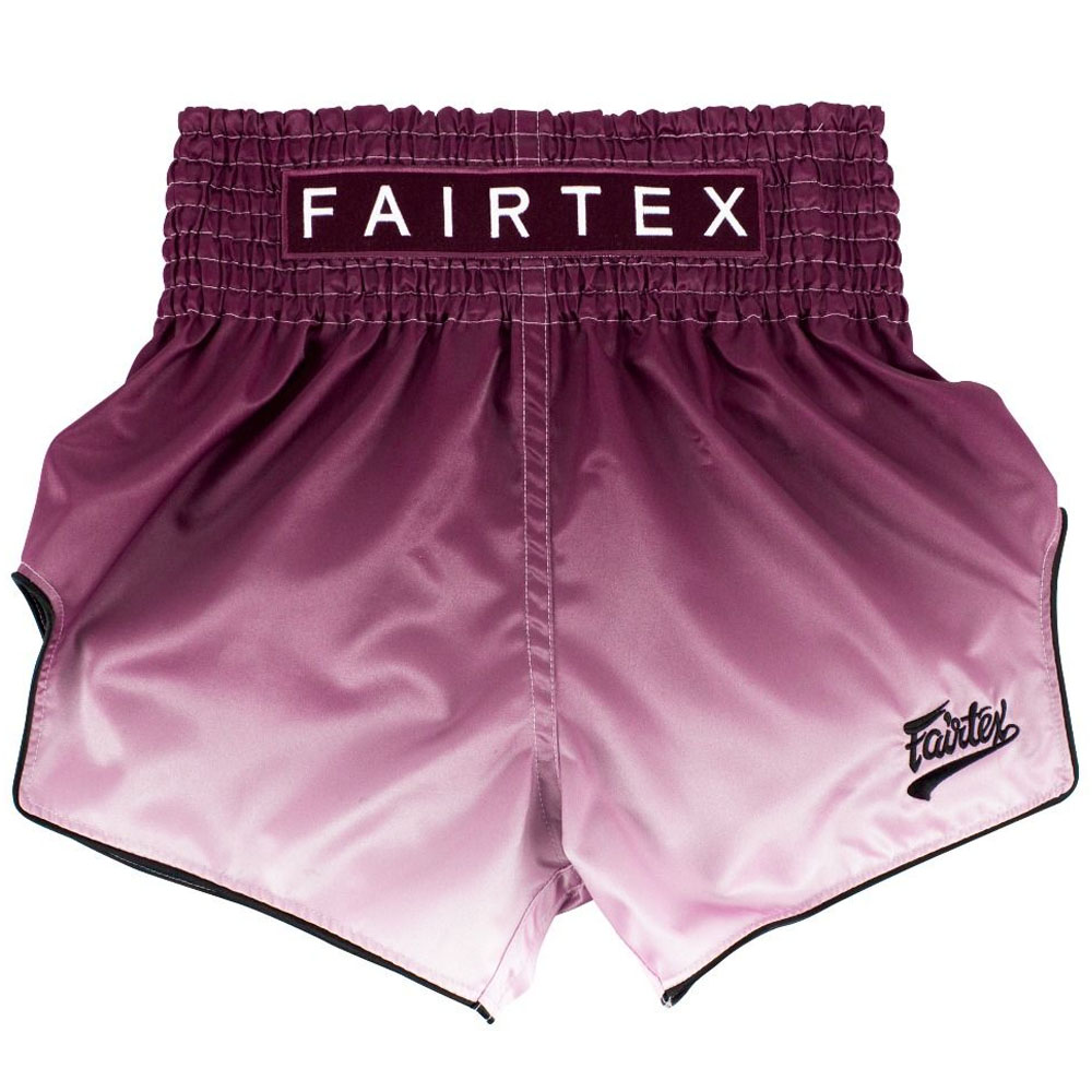 Fairtex Muay Thai Shorts, BS1904, wine red-white, S