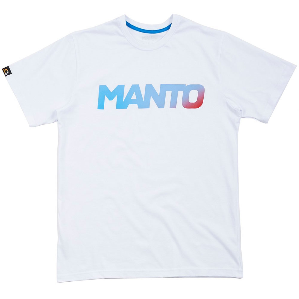 MANTO T-Shirt, Logotype Miami, weiß