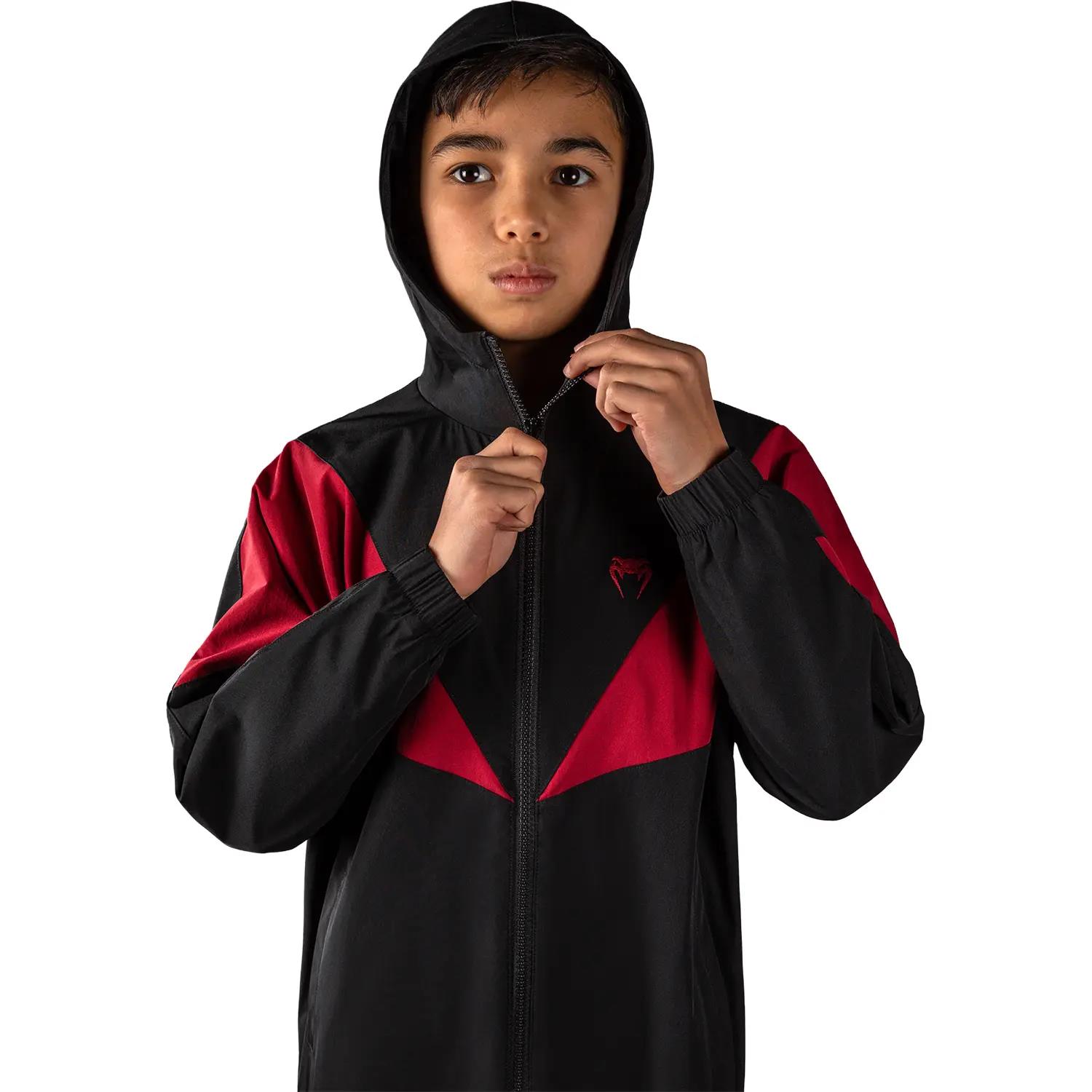 VENUM Trainings Jacket, Kids, Vectra, black-red, 14 J