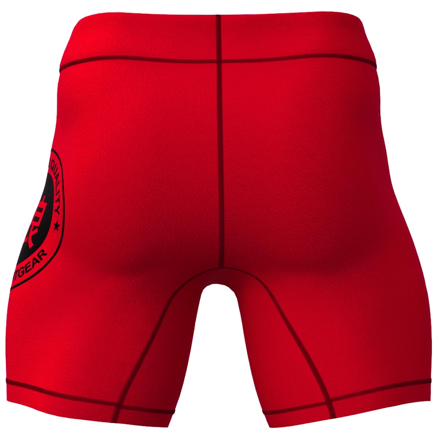 OKAMI Compression Shorts, Keii Flame, red-black, XXL