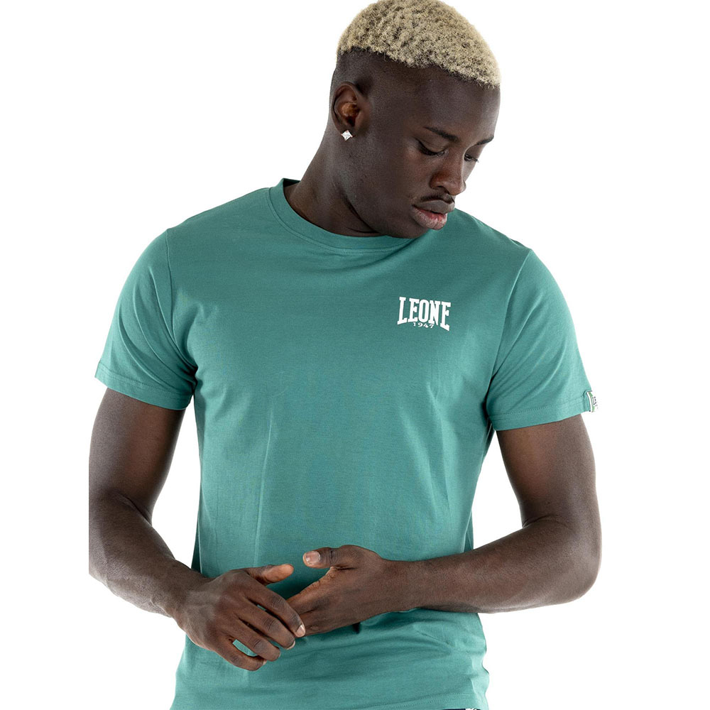 LEONE T-Shirt, Basic, Small Logo, grün