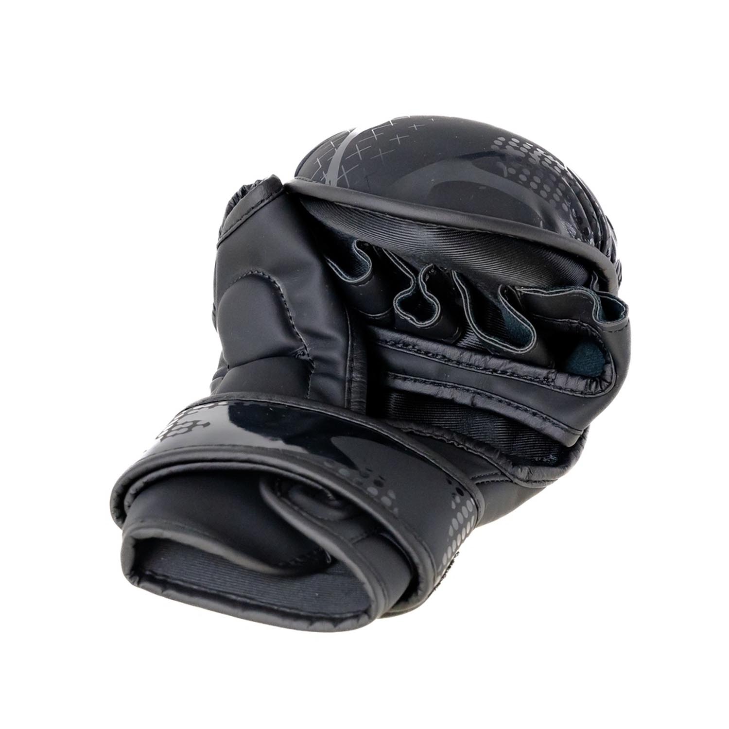 KING PRO BOXING MMA Sparring Gloves, Shogun 1, black-black, L