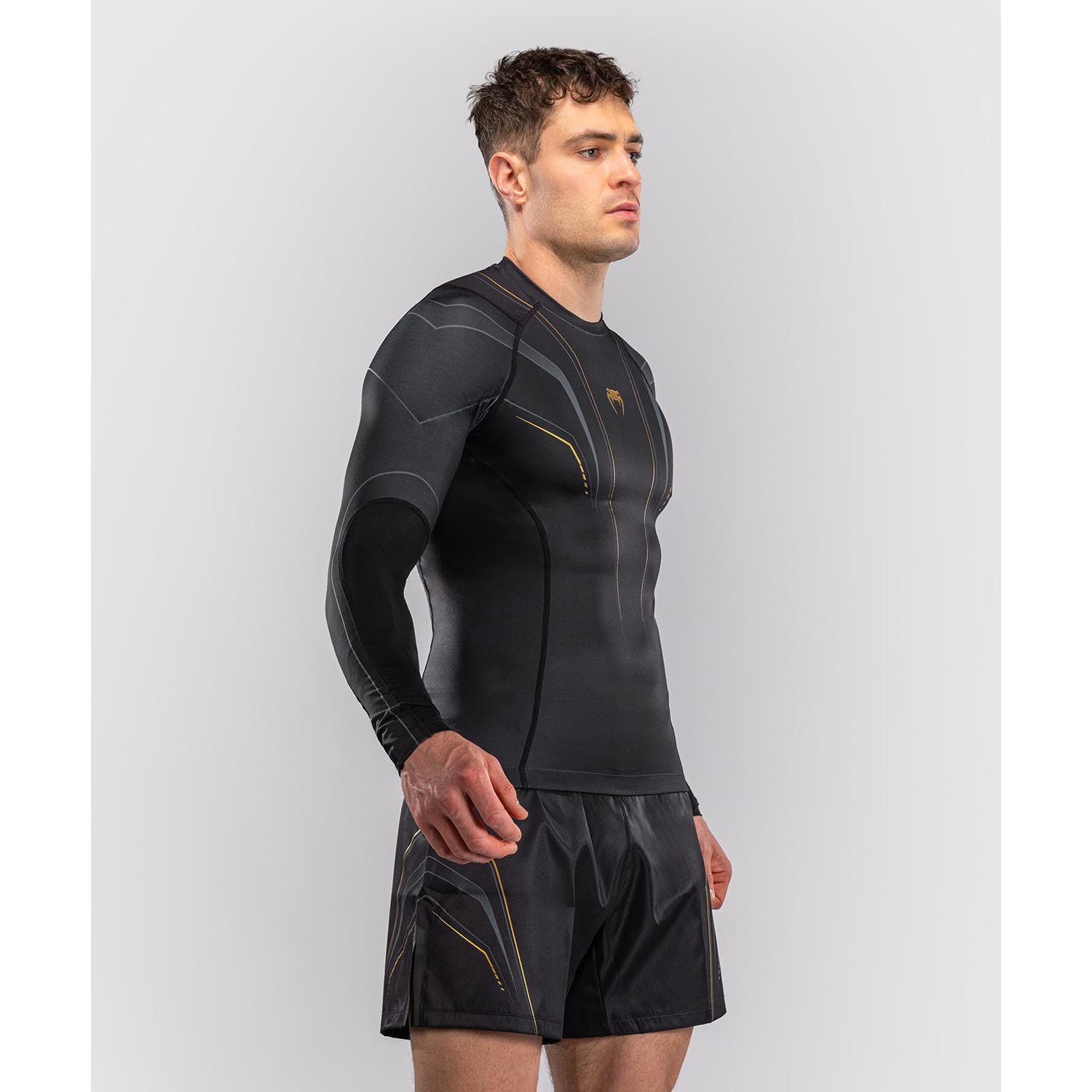 VENUM Rashguard, L/S, Streamline, black-gold, XXL