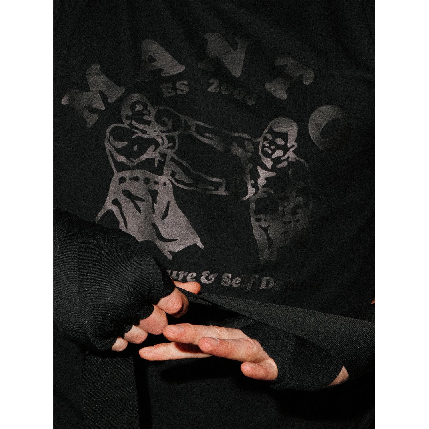 MANTO T-Shirt, Boxeo, black, XXL
