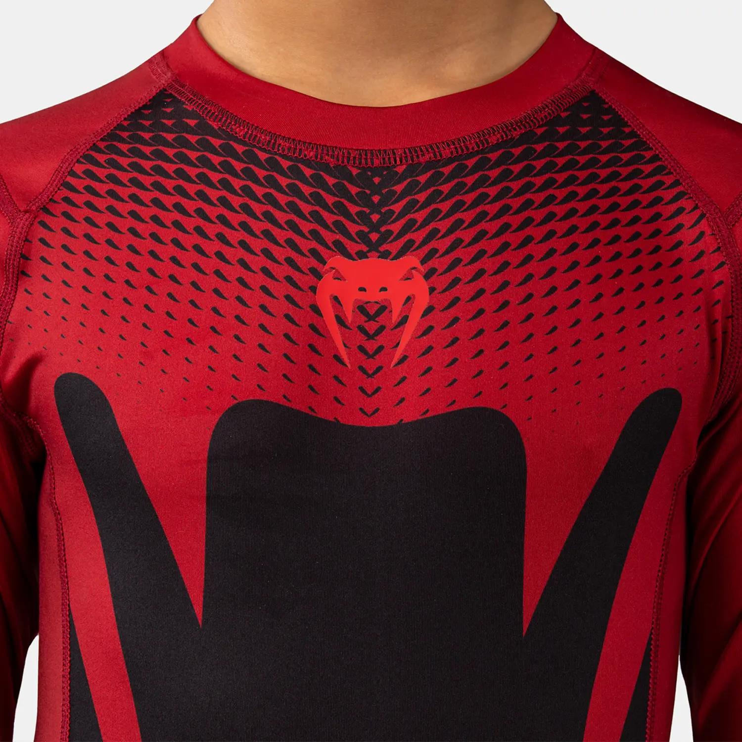 VENUM Rashguard, S/S, Kids, Attack, black-red, 14 J
