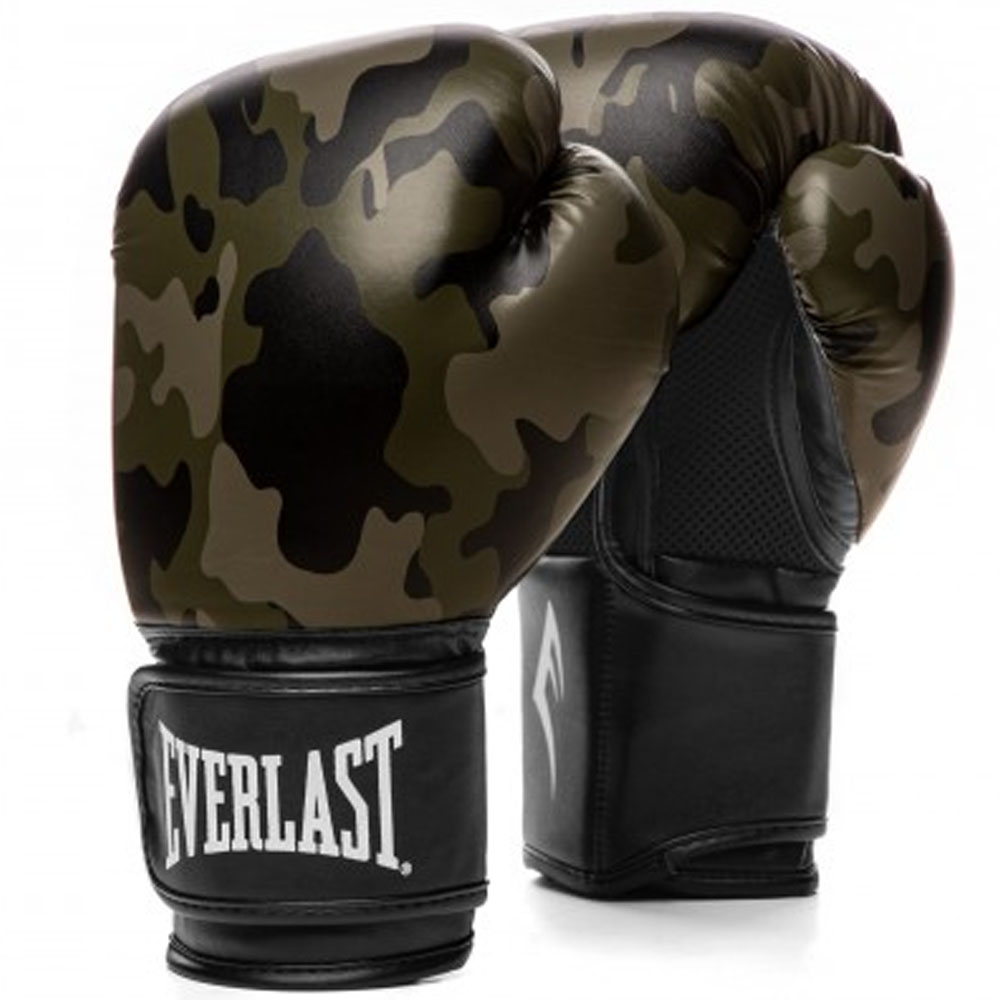 Everlast Boxing Gloves, Spark Training, camo, 12 Oz
