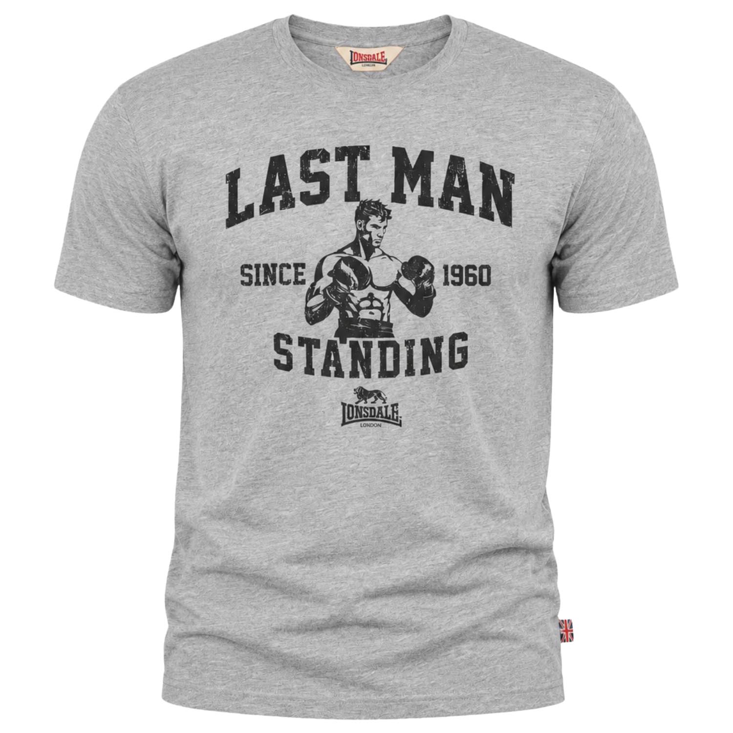 Lonsdale T-Shirt, Evenwood, grey, S