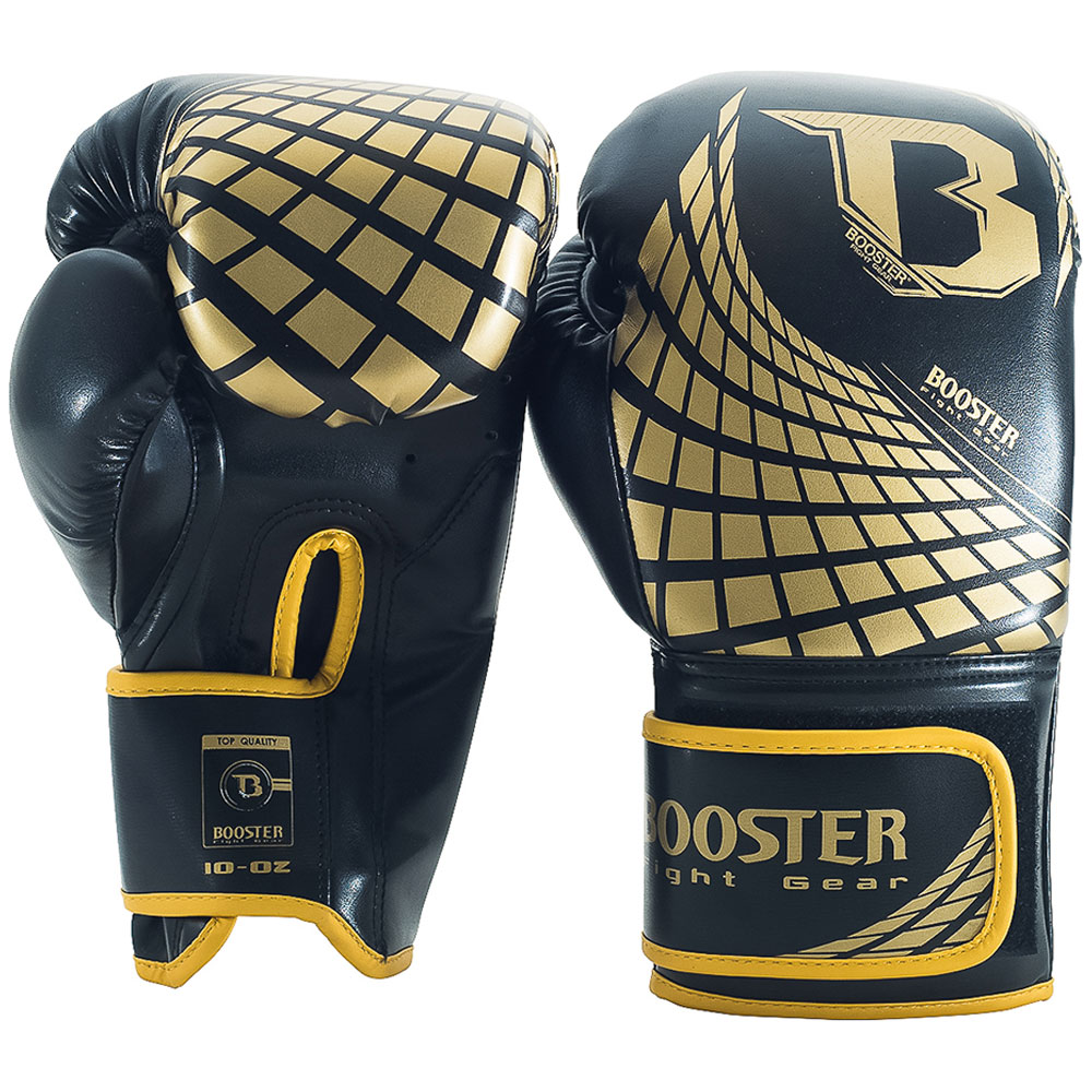 Booster Boxhandschuhe, Cube, gold, 14 Oz
