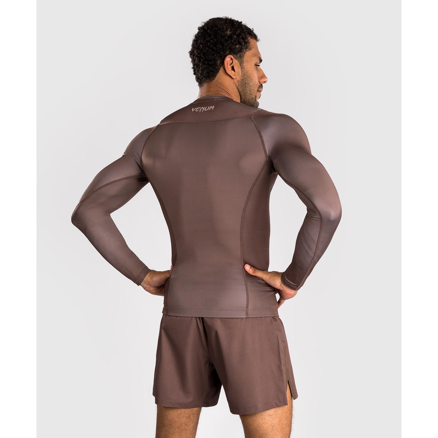 VENUM Rashguards, L/S, No Gi, brown, XXL