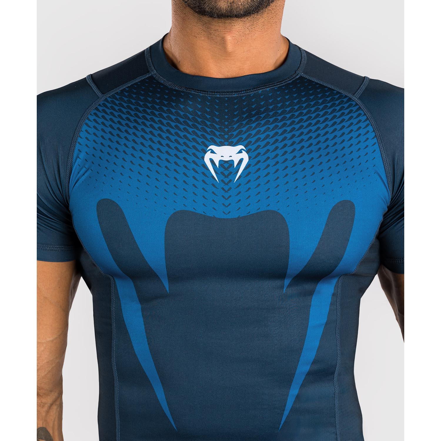 VENUM Rashguards, S/S, No Gi, blue, S