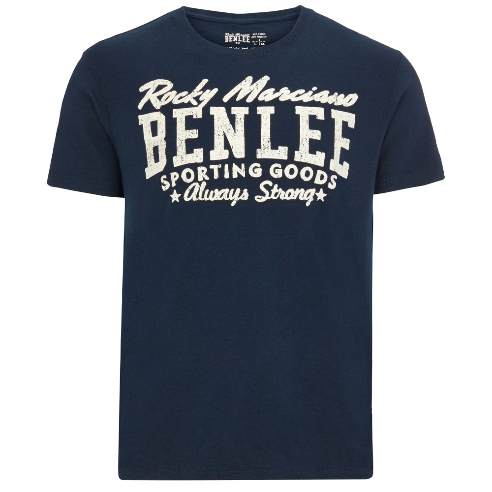 BENLEE T-Shirt, Retro Logo, navy